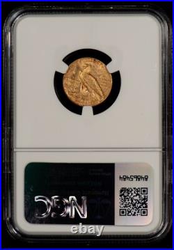 1926 G$2.50 Indian Head Gold Quarter Eagle Strong Luster NGC MS 61 G5109