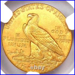 1926 Indian Gold Quarter Eagle $2.50 Coin Certified NGC MS65+ with Plus Grade