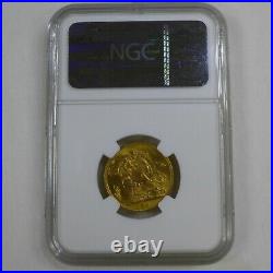 1927SA MS64 South Africa 1 Sovereign Gold Coin NGC Certified