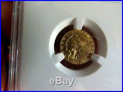 1927 $2.50 2 1/2 Quarter Eagle Indian Gold Coin Graded NGC MS-63 PRICED TO SELL