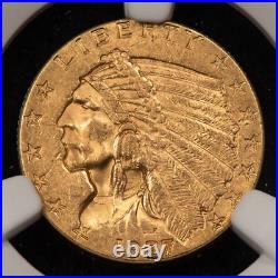 1927 G$2.50 Indian Head Gold Quarter Eagle NGC MS 62 SKU-G4303 1927 G$2.50 Indian Head Gold Quarter Eagle NGC MS 62 SKU-G4303