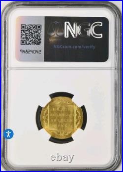 1927 Netherlands Ducat Graded Ngc Ms62 Gold Coin