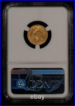 1928 G$2.50 Indian Head Gold Quarter Eagle Frosty BU NGC MS 63 SKU-G4885