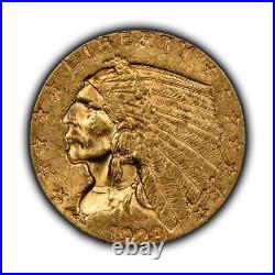 1928 G$2.50 Indian Head Gold Quarter Eagle Frosty BU NGC MS 63 SKU-G4885
