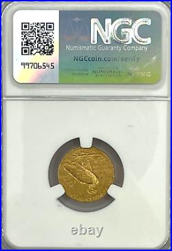 1929 $2.5 Indian Head Gold Coin, MS 62 NGC