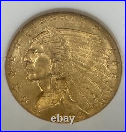 1929 $2.5 NGC MS 62 Indian Gold Quarter Eagle Coin LOW SURVIVAL POP 1929 $2.5 NGC MS 62 Indian Gold Quarter Eagle Coin LOW SURVIVAL POP