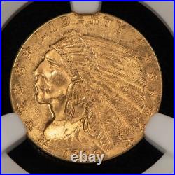 1929 G$2.50 Indian Head Gold Quarter Eagle NGC MS 63 SKU-G5813