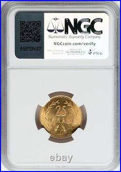 1930 Austria GOLD 25 Schilling NGC PL-64 0.1702 Troy Ounce AGW