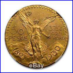 1930 Mexico Gold 50 Pesos MS-64 NGC SKU #66632