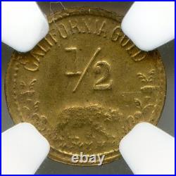 1932 1/2 California Fractional Gold / LA Olympics, Sprinter / NGC MS64 LR7