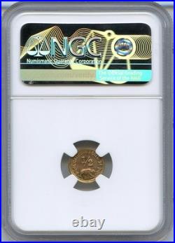 1932 1/2 California Gold Token / LA Olympics, Sprinter / NGC MS66