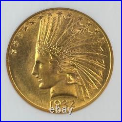 1932 Indian Head Gold Eagle Coin NGC MS64 pre33 gold $10