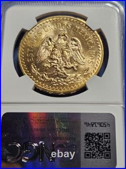 1943 Mexico Gold 50 Peso NGC MS64. Beautiful! Low Mintage! EB 1943 Mexico Gold 50 Peso NGC MS64. Beautiful! Low Mintage! EB