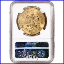 1946 Mexico Gold 50 Pesos NGC MS65