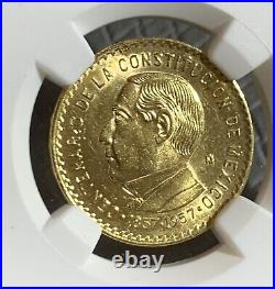 1957 Mexico 10 Peso Gold Coin Grove-699 Medal Constitution Ngc Ms62 1957 Mexico 10 Peso Gold Coin Grove-699 Medal Constitution Ngc Ms62