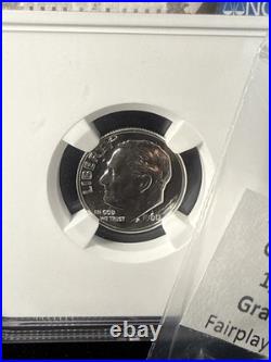 1960 Roosevelt Dime PF69 And 1/2 Gram Of Natural Gold Nuggets