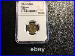 1963 Germany Kennedy /Adenauer Gold Coin NGC Proof, 68 Cameo