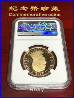1973 Haiti Gold 1000 Gourdes Jean Claude Duvalier PF-69 NGC