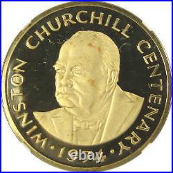 1974 Churchill Centenary PF 68 UCAM NGC Gold SKUCPC7772