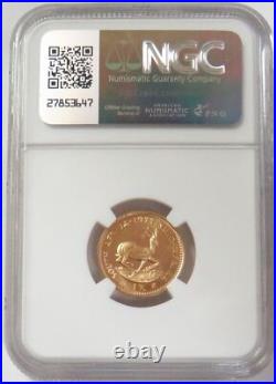 1977 Gold South Africa 1 Rand Ngc Pf 68 Cameo