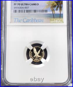 1980 B V Islands Gold 25 Dollars Osprey Bird Of Prey Ngc Pf 70 Ultra Cameo Rare