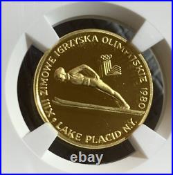 1980 Poland Gold 2000z Lake Placid Olympics Ngc Pf68 Ulca 1980 Poland Gold 2000z Lake Placid Olympics Ngc Pf68 Ulca