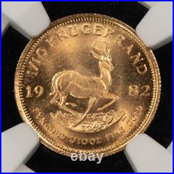 1982 South Africa 1/10 oz Gold Krugerrand Tenth Ounce NGC MS 66 SKU-G6197