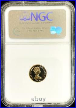 1984 GOLD ISLE OF MAN 1/20oz ANGEL NGC PROOF 69 ULTRA CAMEO