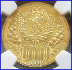1984 Gold Bulgaria 100 Leva Womens Decade Ngc Proof 69 Ultra Cameo 500 Minted