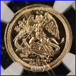 1984 Isle of Man 1/10 oz Gold Angel Coin NGC PF 70 UC SKU-G5245 1984 Isle of Man 1/10 oz Gold Angel Coin NGC PF 70 UC SKU-G5245