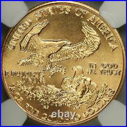 1986 $10 Quarter Ounce Gold Eagle NGC MS69