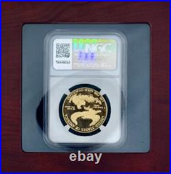 1986 $50 Gold Eagle Ngc Pf70 Ultra Cameo Signed By John Mercanti