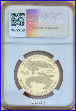 1986 $50 Gold Eagle Ngc Pf70 Ultra Cameo Signed By John Mercanti