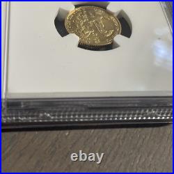 1986 American Eagle $5 Gold Coin MS69 NGC 1/10 Ounce Fine Gold