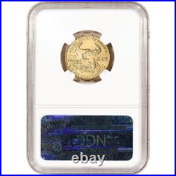 1986 American Gold Eagle 1/4 oz $10 NGC MS69 First Year of Issue