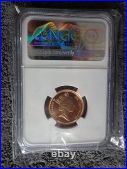 1986 Great Britain United Kingdom PURE GOLD PROOF NGC 69 70 and OGP