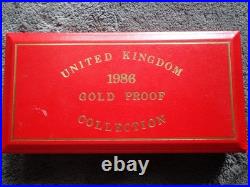 1986 Great Britain United Kingdom PURE GOLD PROOF NGC 69 70 and OGP