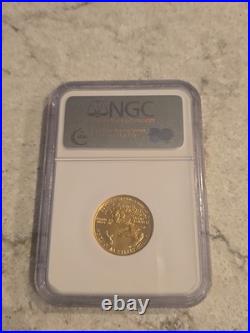 1986 US 1/4 oz Gold American Eagle $10 NGC MS 69 UNC GEM