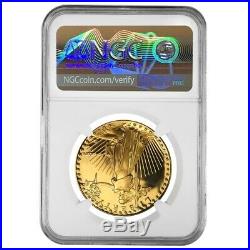 1986 W 1 oz $50 Proof Gold American Eagle NGC PF 69 Mint Error (Rev Struck Thru)