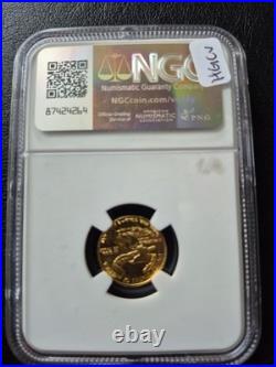 1986-p Ms69 $5 Gold American Eagle G Roman Numeral Date