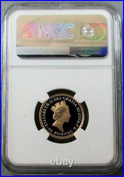 1987 Gold Great Britain 25 Pounds Britannia Coin Ngc Proof 69 Ultra Cameo