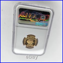 1988 W Olympics $5 NGC Pop 1 Label Commemorative Gold Coin PF 70 Ultra Cameo