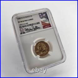1988 W Olympics $5 NGC Pop 1 Label Commemorative Gold Coin PF 70 Ultra Cameo