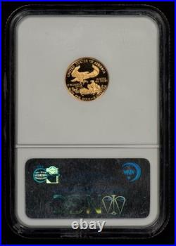 1989-P $5 1/10 oz Gold American Eagle Proof Coin NGC PF 69 Ultra Cameo- G6511