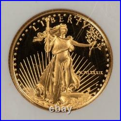 1989-P $5 1/10 oz Gold American Eagle Proof Coin NGC PF 69 Ultra Cameo- G6511