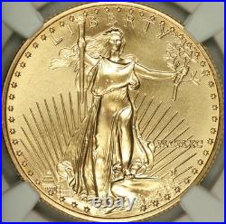 1990 $25 Half Ounce Gold Eagle NGC MS69