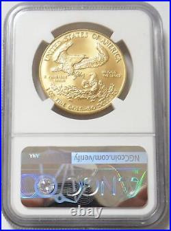 1990 Gold American Eagle $50 Coin 1 Oz Ngc Mint State 69
