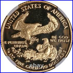 1990-P Gold American Eagle $10 NGC PF70 Ultra Cameo Brown Label -STOCK
