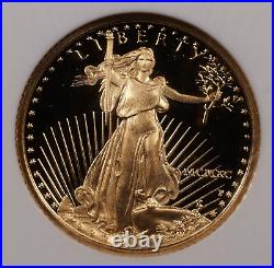 1990-P PROOF 1/10oz Gold Eagle $5 NGC GRADED PF69 ULTRA CAMEO VINTAGE HOLDER