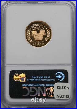 1991-1995-W Gold NGC PF70 ULTRA CAMEAO $5 World War II NG2113 combine shipping